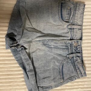 Light Blue Denim Shorts